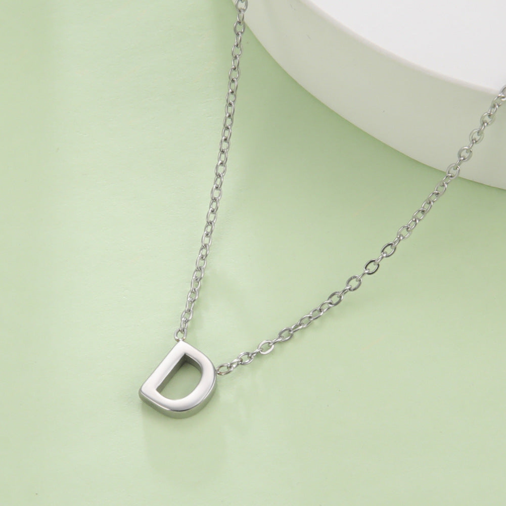 26 Letter Series Necklace For Girls - HD Wireless Product #10