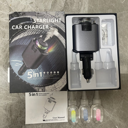 Multifunctional Purple Light Car Phone Charger ec602127 44e8 41a8 a5f7 b1091368301a