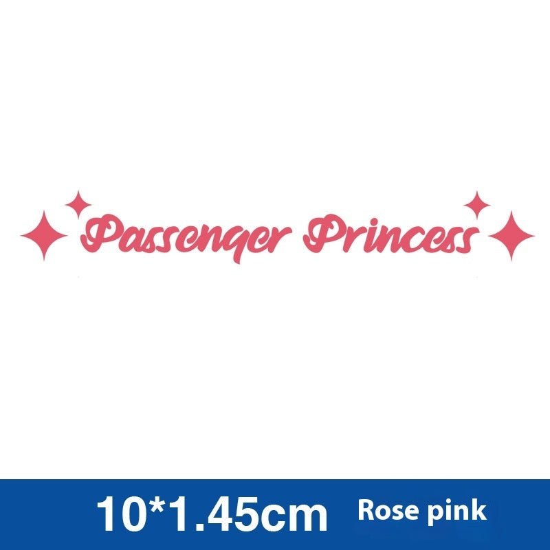 Passenger Princess Special Car Stickers Decorative Reflective ec656486 3618 454c b49e f2ec1014b54d