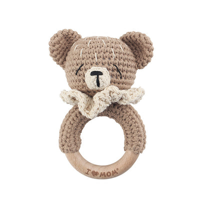 Baby Rattle Hand Woven Cartoon Animal Bracelet Newborn Soothing Doll ec67bd3f 1ddc 4d5c 8659 e69c4b009a19