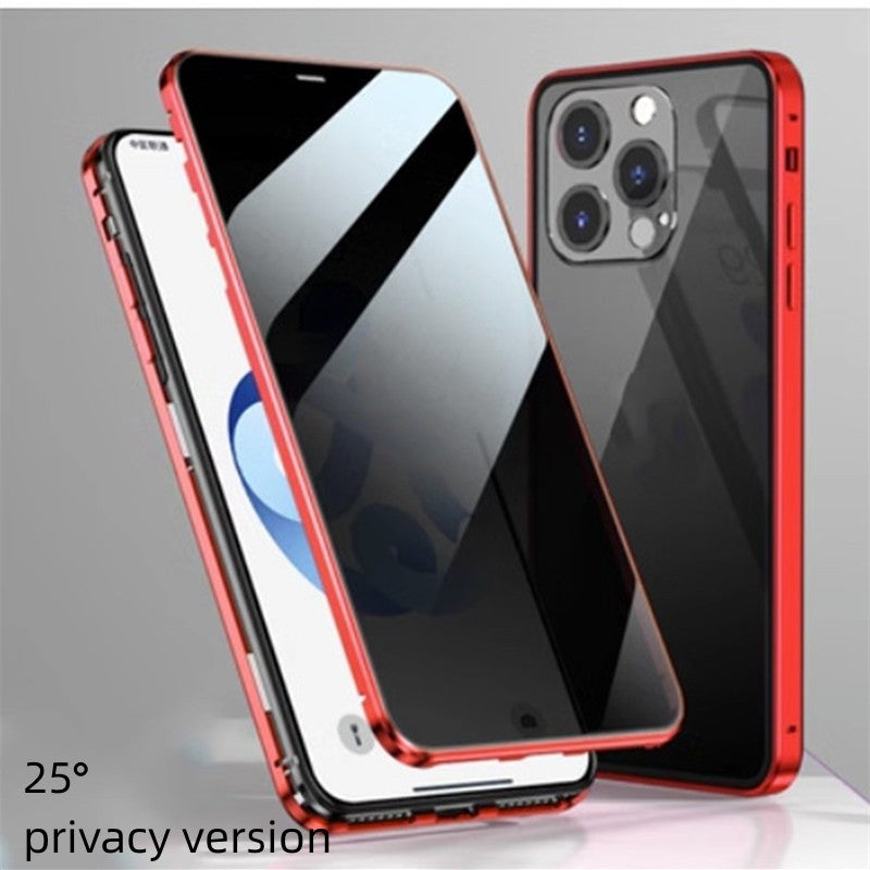 Peep-proof Magnetic Glass Double-sided Buckle Phone Case ec6a03dd 731a 4c46 97d3 7730b63eadb3