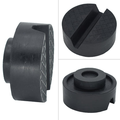 Black Rubber Pad Slotted Floor Jack Pad Frame Rail Adapter ec6d6b84 0aa8 4ca9 853b 1292b4c8c177