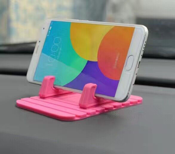 Silicone Car Phone Holder, Mobile Phone Car Holder, Flat Silicone Lazy Holder, Mini Car Holder - 图片 8