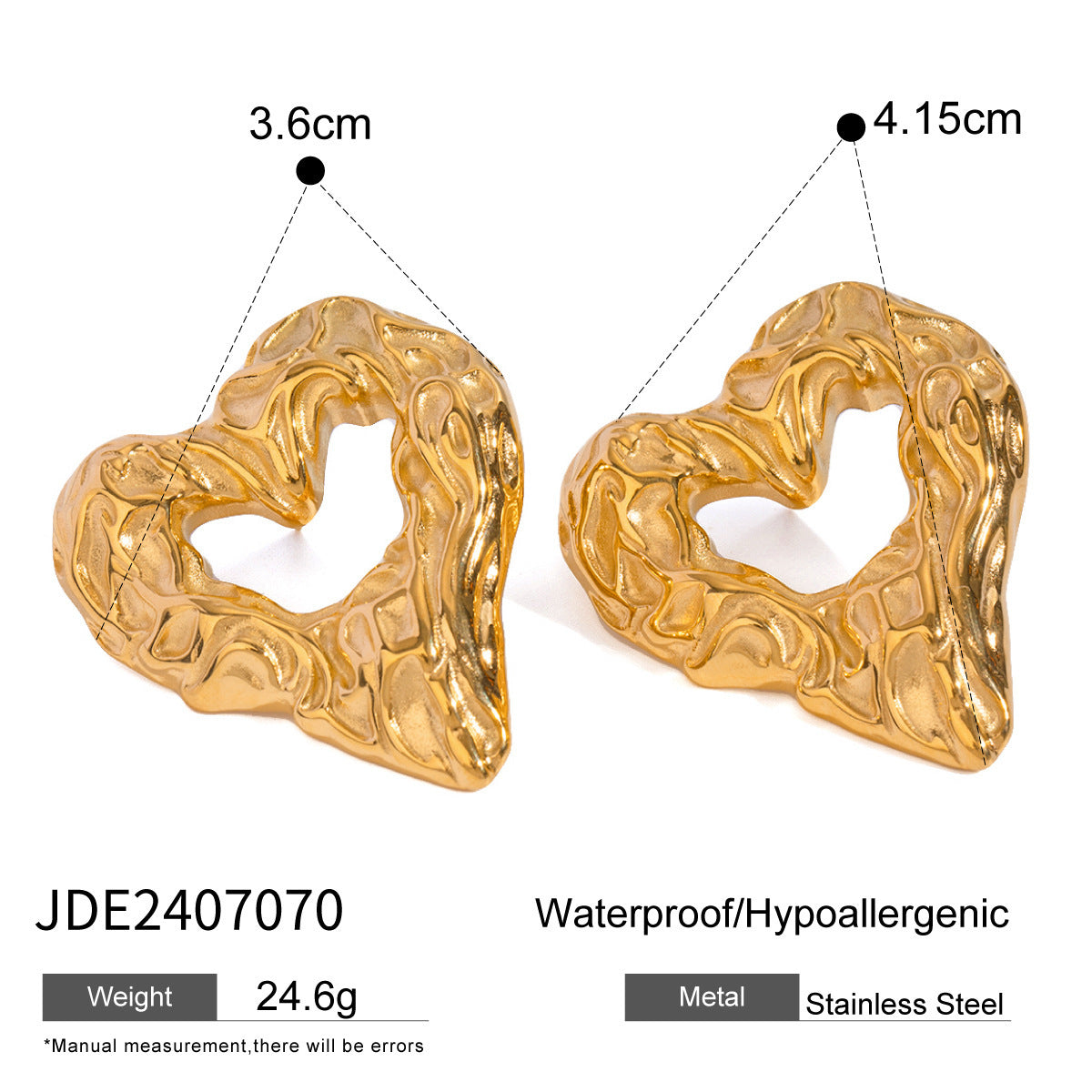 Helene Heart Earrings ec7dc818 e8d2 4907 9162 e319f3b463c3