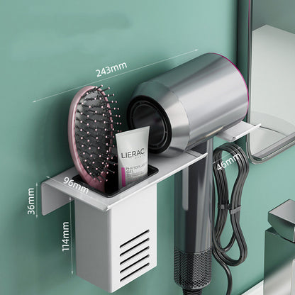 Punch-free Wall Hanging Bathroom Toilet Hair Dryer Rack Bracket ec850292 ea09 488b a8ec 697a23e319bd