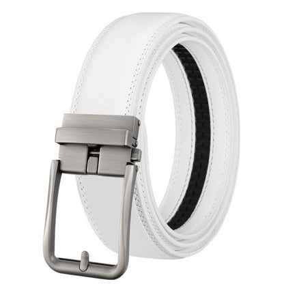 Men's Leather Belt Automatic Buckle Simple Hollow ec99fa28 bdc9 4fcf 812b ae61e3ec3793