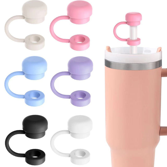 Straw Cap Silicone Straw Mouthpiece Solid Color Edible Silicon Dust Protection Cap eca8e784 60bb 4010 b3a9 1dd30fea4796
