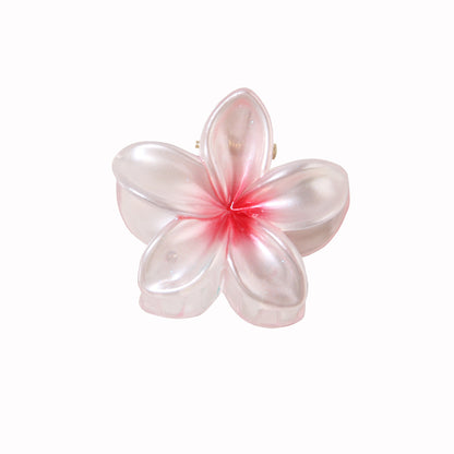 Small Size 4cm Pearlescent Flowers Barrettes Sweet Plumeria Rubra ecb42ce8 2a92 47c9 97a6 b8f638eb8f09
