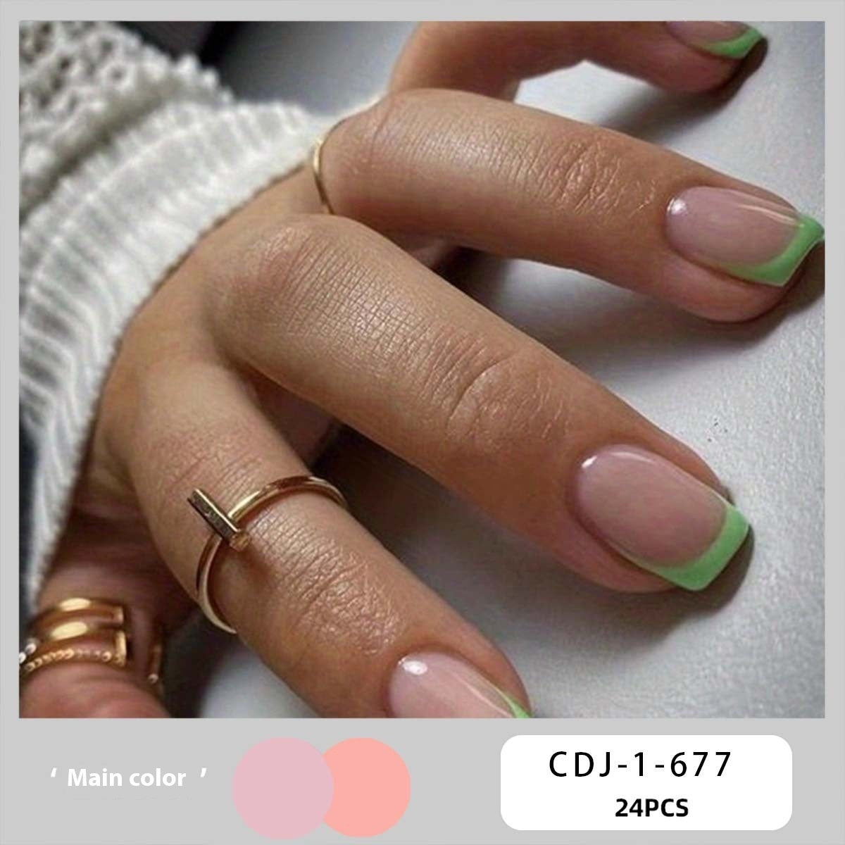 Women's European, American And French Style Pieces Fake Nail Patch ecbbd06c 7f25 426c 8e85 39cf9679641d trans