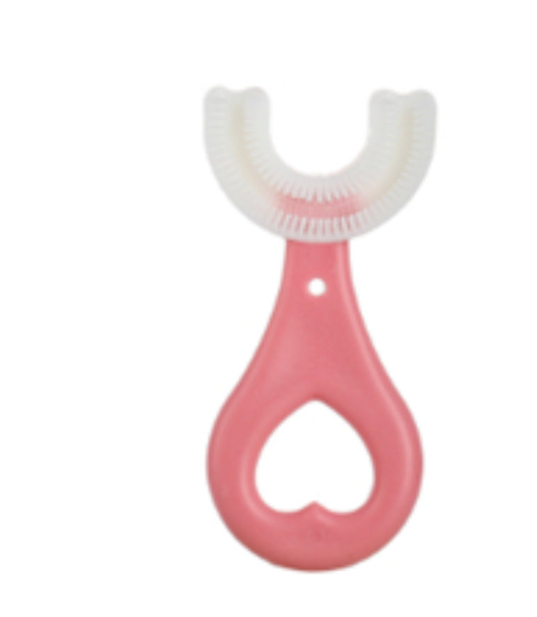 Children's U-shaped Food Grade Soft Rubber Toothbrush ece7e1bd df6c 45c5 a0a1 1a710eb03683