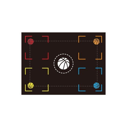 Basketball Training Mat Indoor Step Positioning Step Point Control Ball Step Mat Indoor Ball Control Training Dribbling Drill