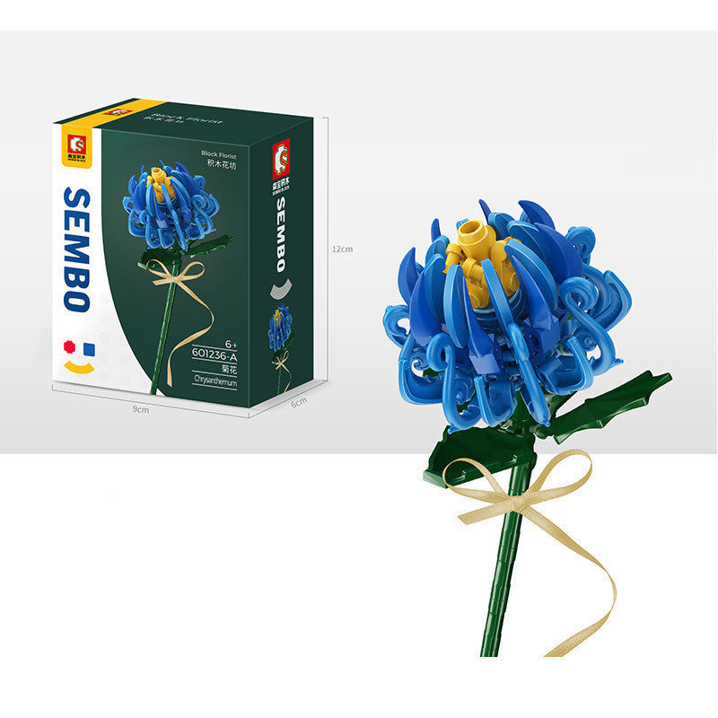 Bouquet Assembled Puzzle Building Block Toy ed0506af ecbe 4edc 8cfc f4b18bc690a3