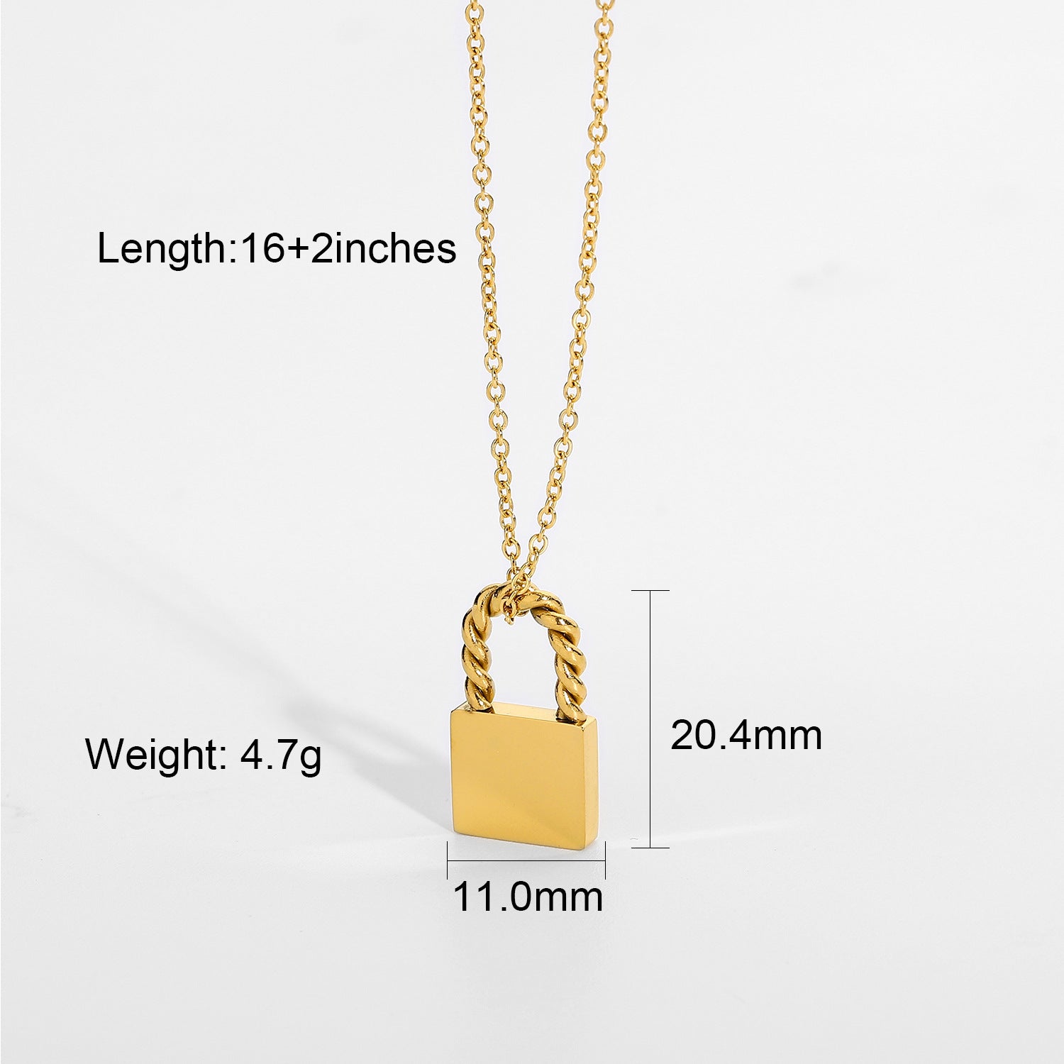 Statement Square Tarot Signet Pendant Necklace ed1ffe2e 477f 4fa7 b2b8 4f08c54e4bf2