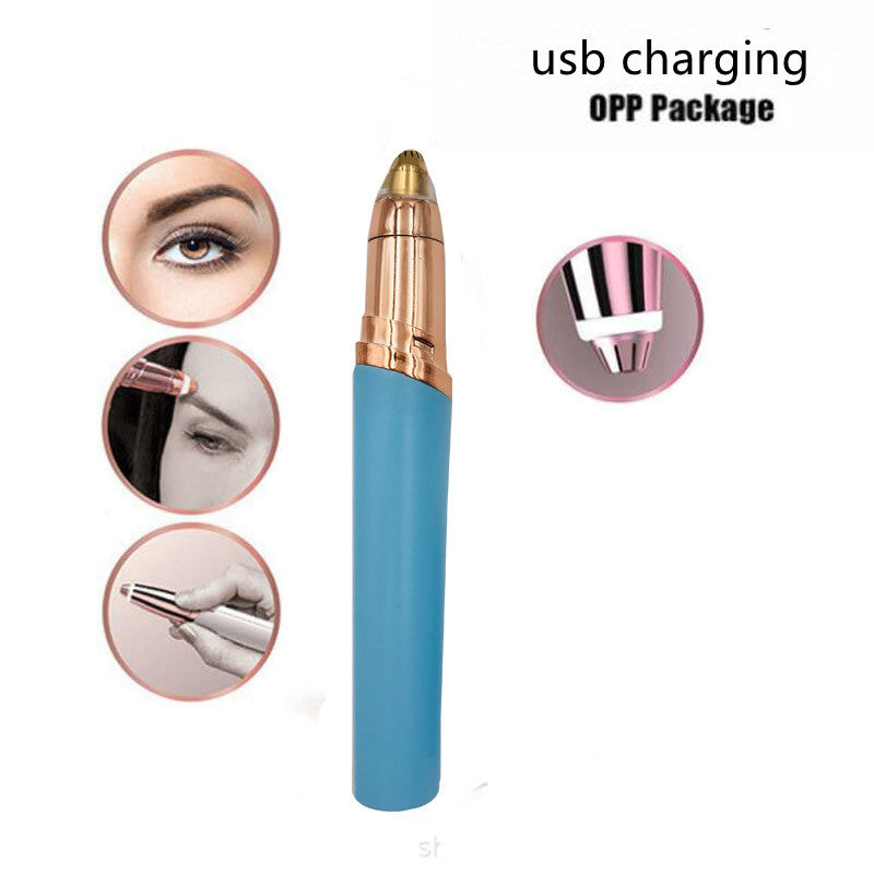 Eyebrow Epilator Maquiagem Profissional Completa Trymer Do Brwi Eye Brow Trimmer For Rasoir Visage Femme Make Up Eye Brow Sha