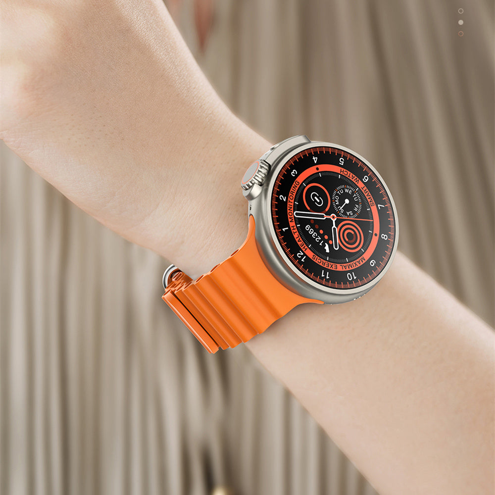 New K9 Smart Watch 1.39 Round Screen Encoder True Screw Clip Wireless Charging NFC Offline And Payment Function ed719330 4c35