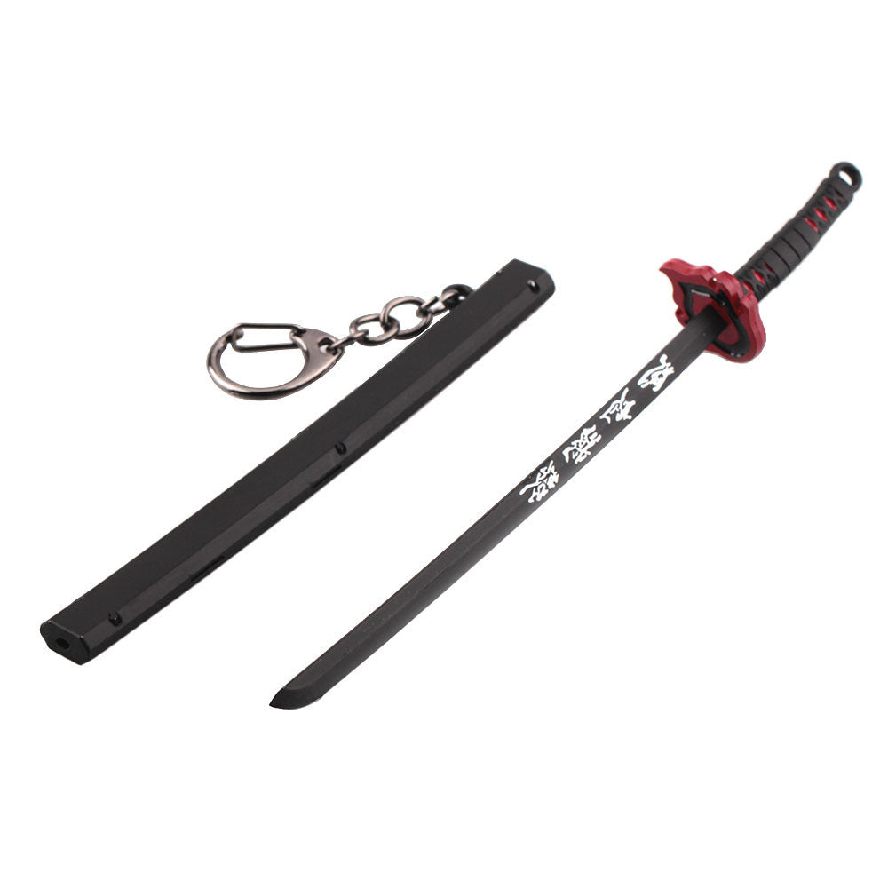 Japanese Wheel Knife With Sheath Sword Weapon Model Metal Keychains ed9fc96e ac4f 43dc ac19 2d251c238a9b
