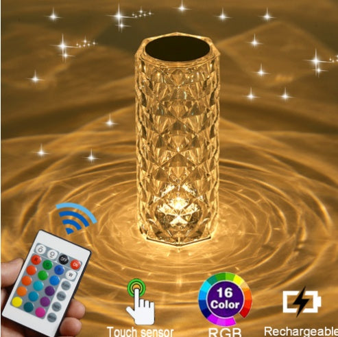Creative Crystal Diamond Table Lamp Rechargeable Acrylic Bedroom Bedside eda5e44f 1147 4474 9ed6 aeda6a77d6ea
