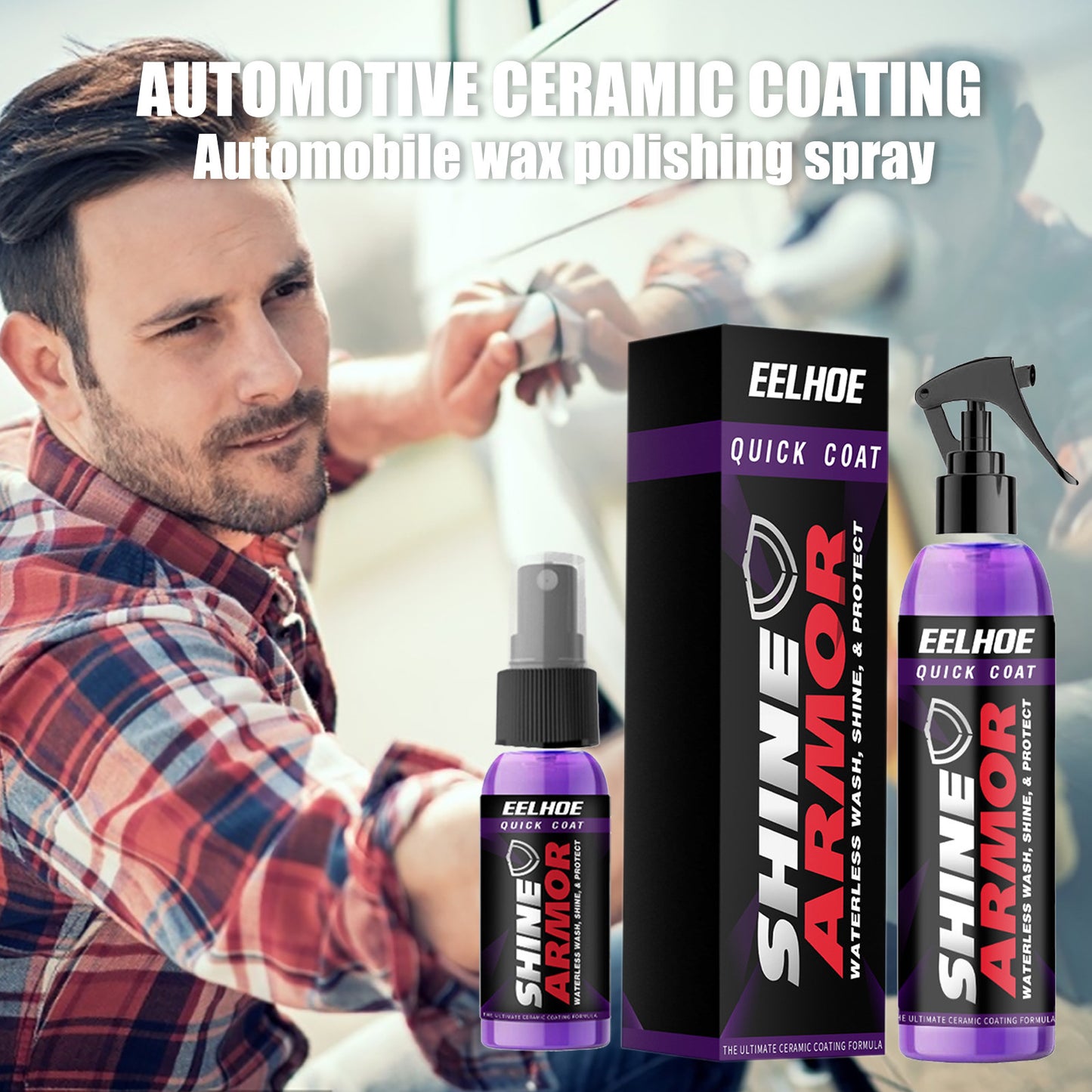 Hand Spray Wax Microplated Crystal Car Coating Agent Spray Purple Coating Spray edb6c4ce 4f62 4955 90b7 ad4dbbf9a072
