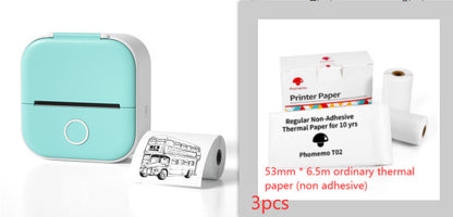 Portable Mini Thermal Label Printer Home Photo Printer Student Wrong Question Printer Bluetooth-compatible Mini Label Printer Price Tag - 图片 79