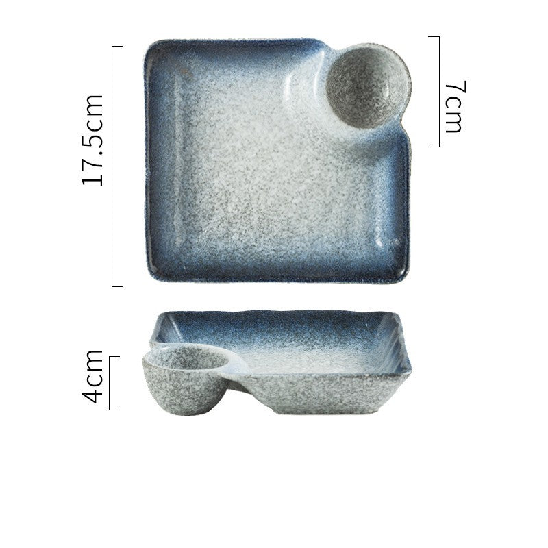 Japanese Creative Ceramic Dumpling Special Plate Comes With Vinegar Plate edeb140f 637f 47ff 97bb 8fee9c6e7227