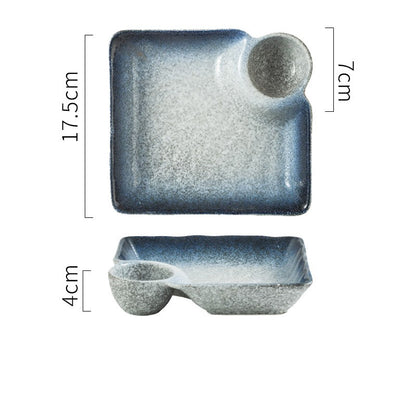Japanese Creative Ceramic Dumpling Special Plate Comes With Vinegar Plate edeb140f 637f 47ff 97bb 8fee9c6e7227
