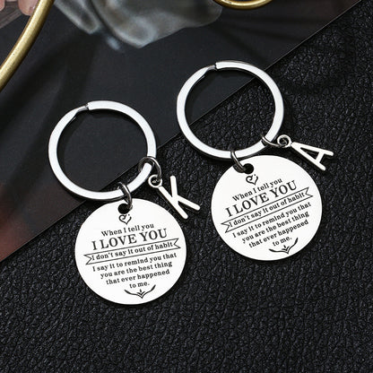 When I Tell You I LOVE You Stainless Steel Key Chain edff689a ff90 4dd4 a671 a2b1d97f8a5c