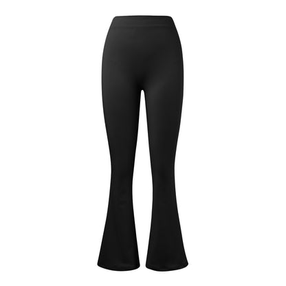 Nude Feel Seamless Slightly Flared Yoga Pants Sports Running Fitness Pants Female High Waist Hip Lift Yoga Pants ee0e8d6b dde