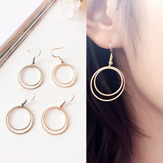 Metal Double-layer Geometric Small Circle ee1bc52b b093 4df6 b05a 1f13aa166a41