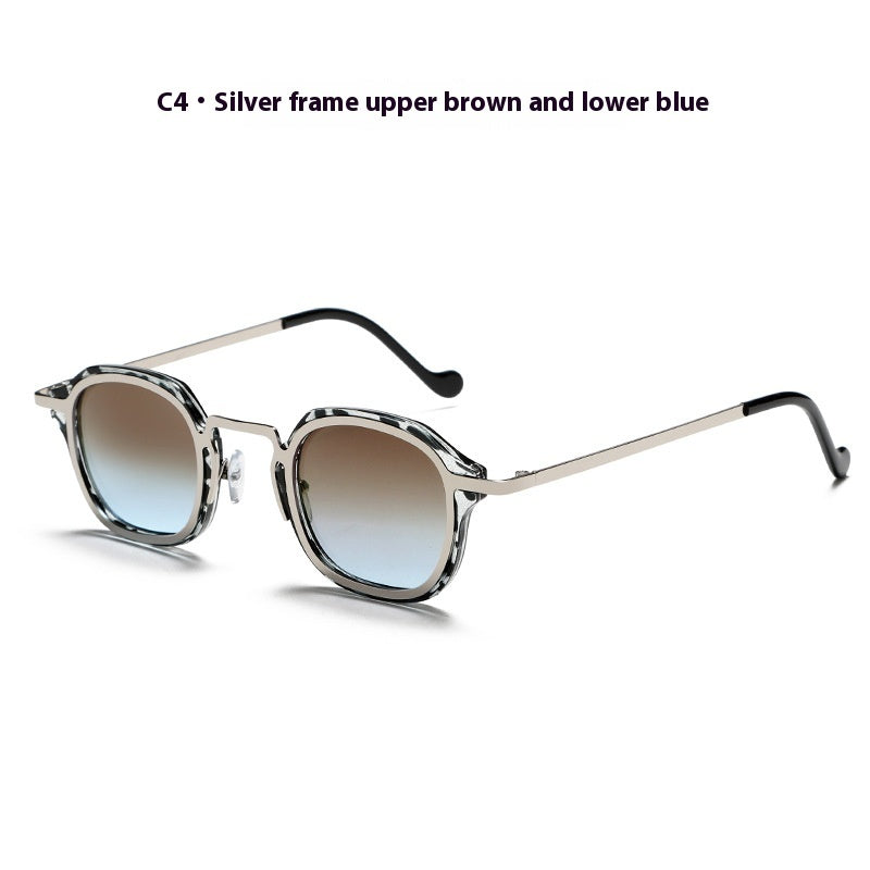 Square Metal PC Mixed Sunglasses Men's High-grade Artistic Punk Ins ee26b7f2 496a 4eb2 bbda a5523343966c trans