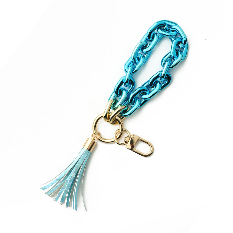 European And American Popular Ornament Highlight Plastic Key Ring ee2c4c14 cbab 400b 99c8 95273ed85cbc