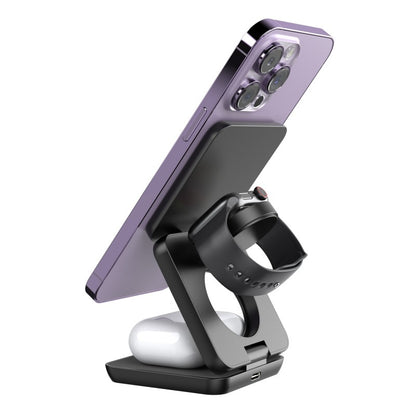 Magnetic Suction Wireless Charging And Folding Phone Holder - 图片 3