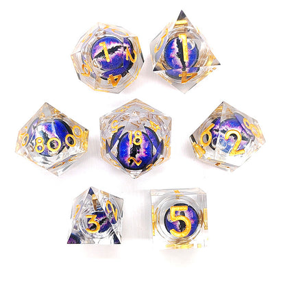 The New Pointed Resin Dragon Eye Can Rotate DND Game Dice ee7a108b b27d 4e3f ab3f 2090f63d86ef