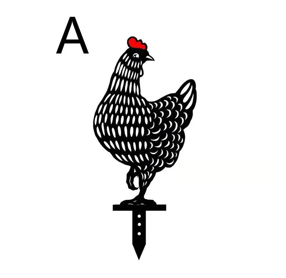 Chicken Yard Art Outdoor Garden Back Yard Gazon Stakes Hen Yard Decor ee7d9ff7 90aa 413d 9c0a 89ff3c6b472a