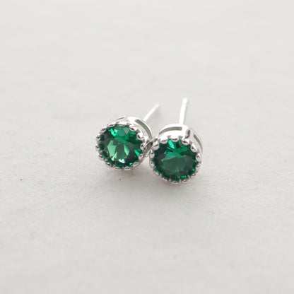 S925 Silver Multi-color Diamond Stud Earrings Single Rhinestone Earrings ee9293e9 e052 482e 9412 4b532f339c84