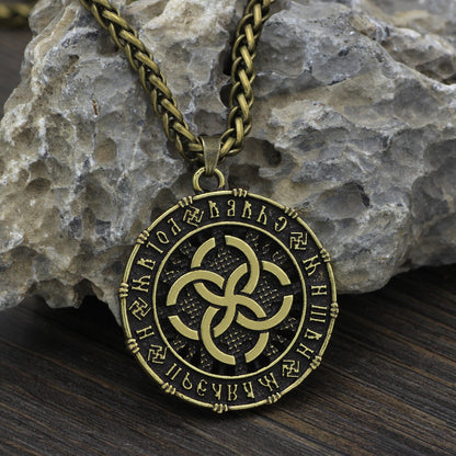 Nordic Rune Men's Pendant Vikings Charm Necklace