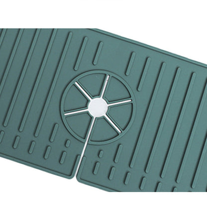Silicone Draining Pad Wash Basin Kitchen Faucet Splash-proof Mat Multifunctional Sink Draining Table Splash-proof Water Artif