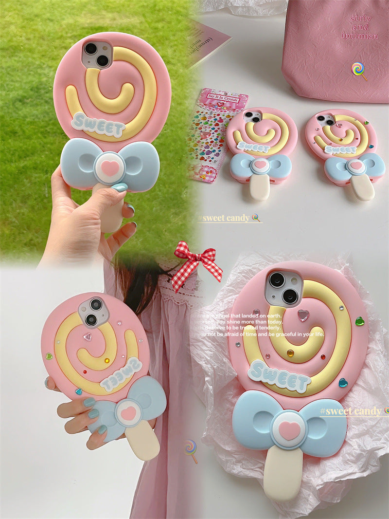 Silicone Phone Case Cute Lollipop Protective Sleeve - 图片 8