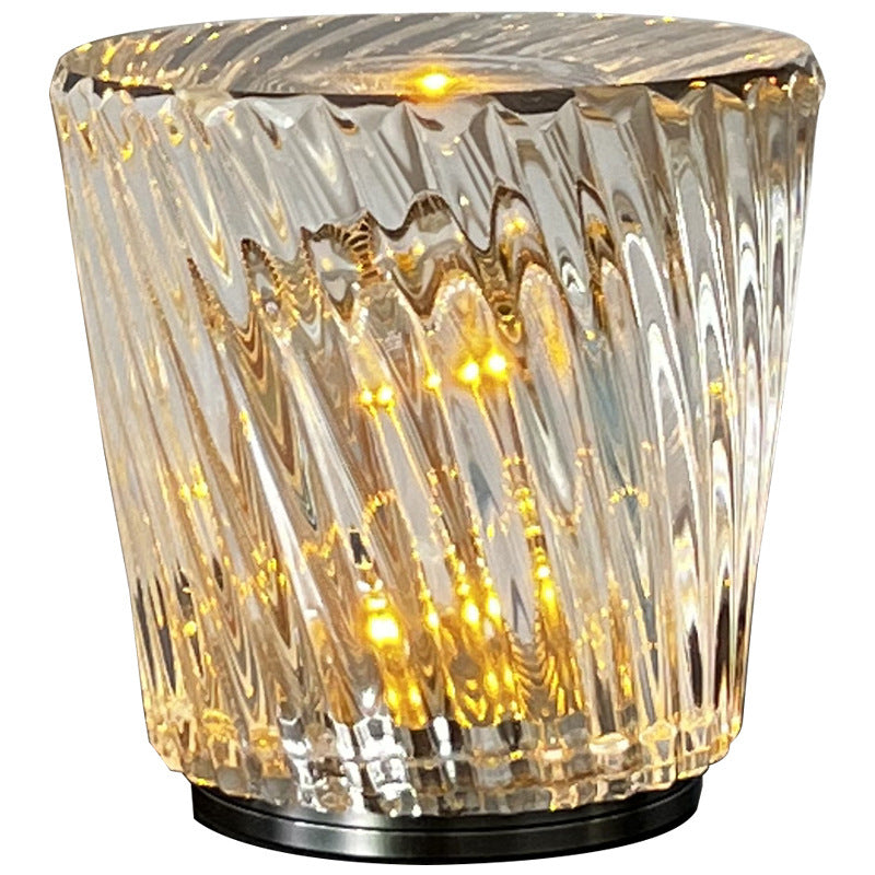 Nordic Bar Restaurant Bedside USB Wireless Charging Atmosphere Crystal Lamp eeb9284f 18c5 46b4 a18c 29f1ed04f88c