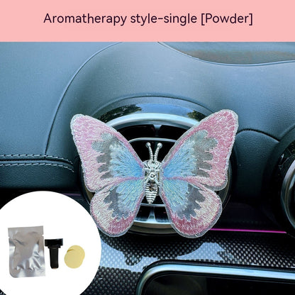 Moving Embroidery Butterfly Center Console Air Outlet Decoration Healing Series Car Accessories eebd0a40 ffde 4349 94f3 6e020
