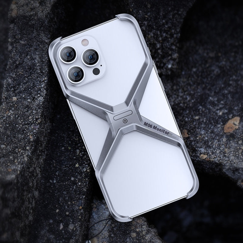 Aluminum Alloy Case New Hollow-out Frameless Heat Radiating Phone Shell eed4fb51 4a9e 4338 a2e5 5d618d9abe83