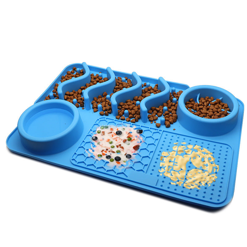 Dog Silicone Licking Pad Pet Licking Mat Silicone Smelling Mat Multifunctional Food Bowl Pets Supplies eee4ad90 350a 4b5e 808