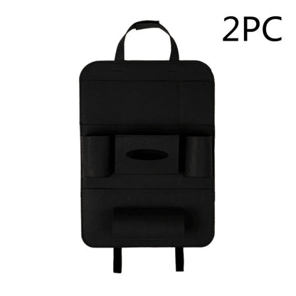 Auto Car Backseat Organizer Car-Styling Holder Multi-Pocket Seat Wool Felt Storage Multifunction Vehicle Accessories Bag eee9