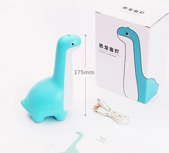 Dinosaur Night Light Cute Children's Night Light Eye Protection Bedside Timing Lamp USB Charging Room Decoration Children's G