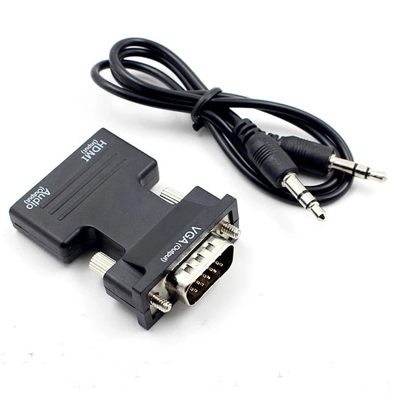 Hdmi Female To VGA Male Adapter Converter With Audio Projector HD Computer Display Set-top Box Hdmi eeef2269 ae72 4760 a30a 6