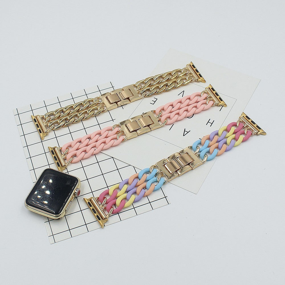 Resin Spliced Metal Strap Apple Watch ef0cb1f0 be09 48e7 b404 9045fb033acd