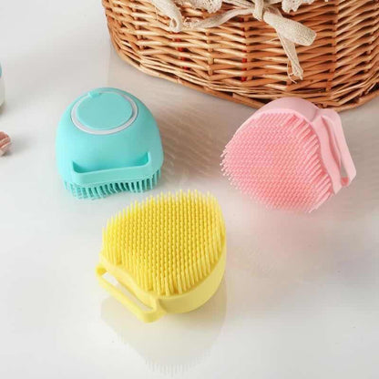 Heart-shaped Square Shampoo, Massage, Bath, Back Rub, Silicone Soft Gel, Liquid Bath Brush ef406735 7f51 41e1 b1ed 6c1de695d4