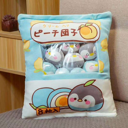 A Big Bag Of Snack Doll Cute Doll Sleeping Pillow For Girl Ankle Biter Pillow - HD Wireless Product #1