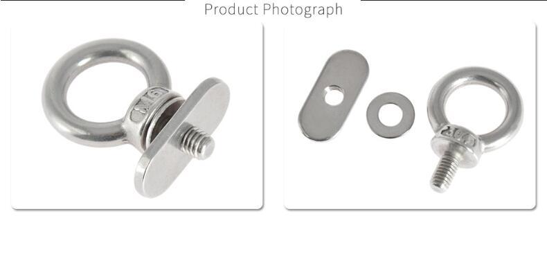 Canoe M6 Lifting Ring Screw Nut Slide Rail Stainless Steel Fastener Set ef462de4 a0a6 4381 b149 6b61de2b621e