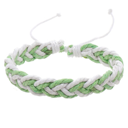Simple Artistic Style Cotton String Hand Woven Hand Rope Bracelet ef6b2ddf 863b 45c7 8d7c 9fb0fc233841