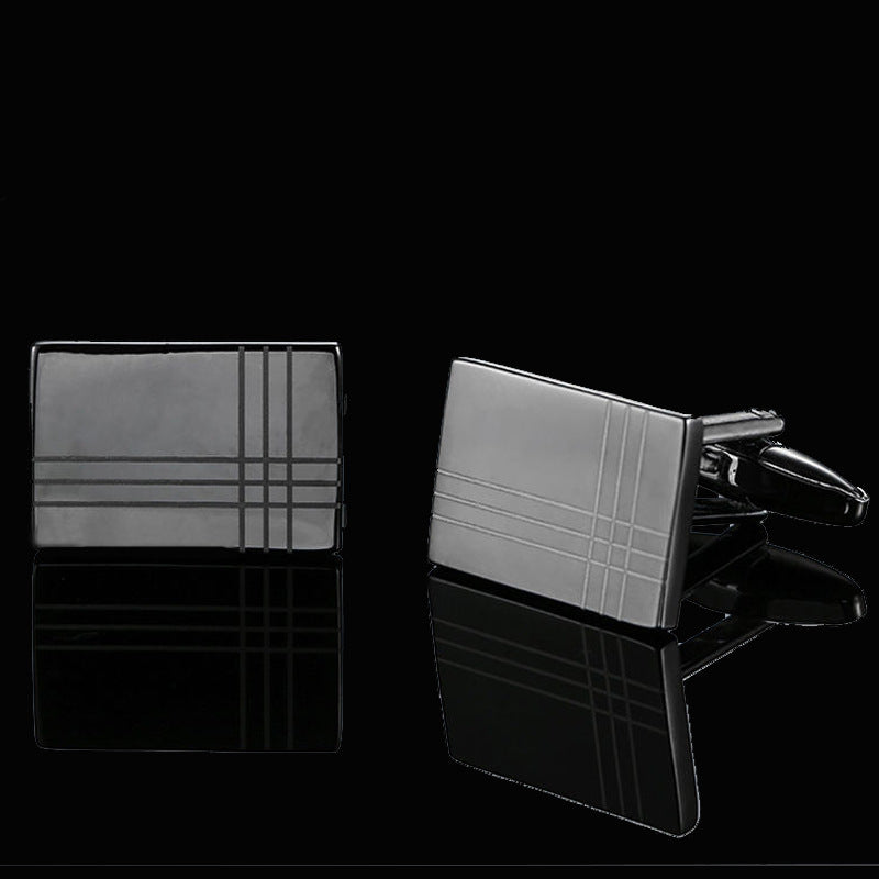 Men's Shirt French Cufflinks High Quality Enamel Vintage Pattern Laser Metal Cube Cufflinks ef737677 6e74 48b0 a622 0dcd430ef